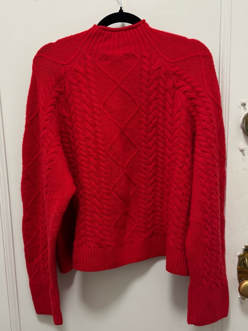 NWT J.Crew Cable-knit Rollneck Sweater in Supersoft Yarn XL - Picture 5 of 5